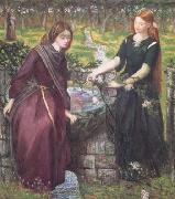 Dante Gabriel Rossetti Dante's Vision of Rachel and Leah (mk28) Germany oil painting artist